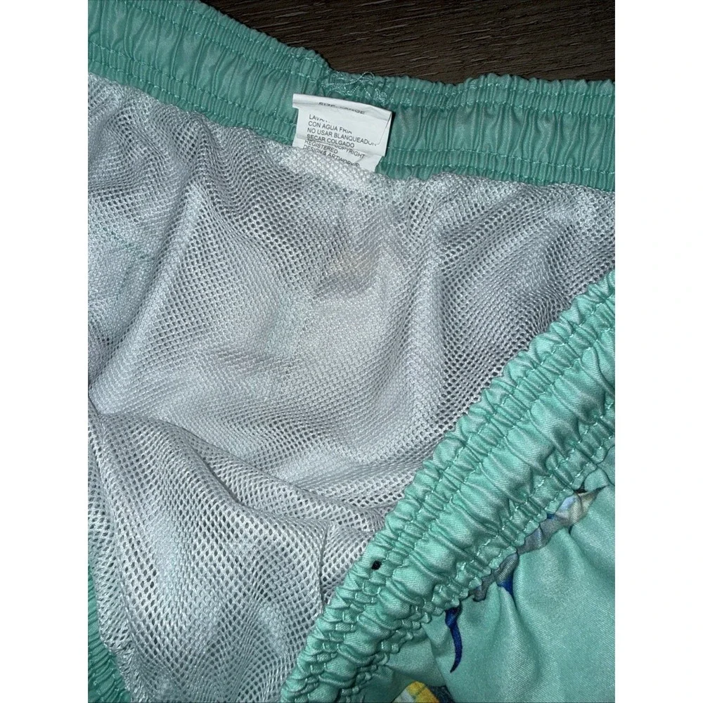 Exist Swim Trunks USA Surf Fish Pattern Mens Large